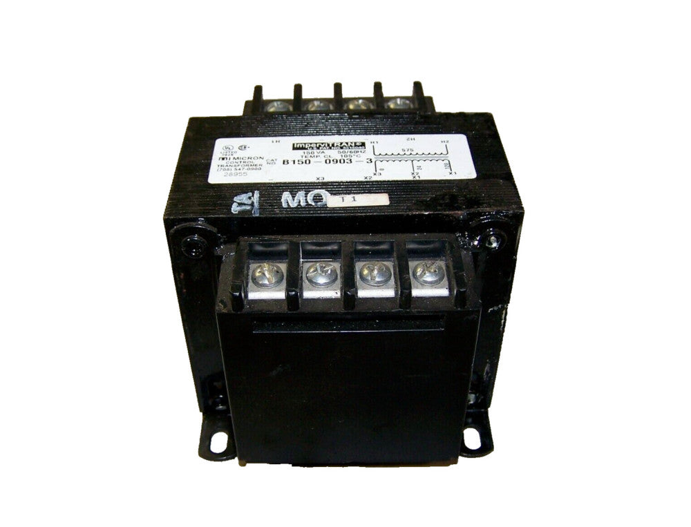 IMPERVITRAN 150 VAC MMI MICRON CONTROL TRANSFORMER B150-0903