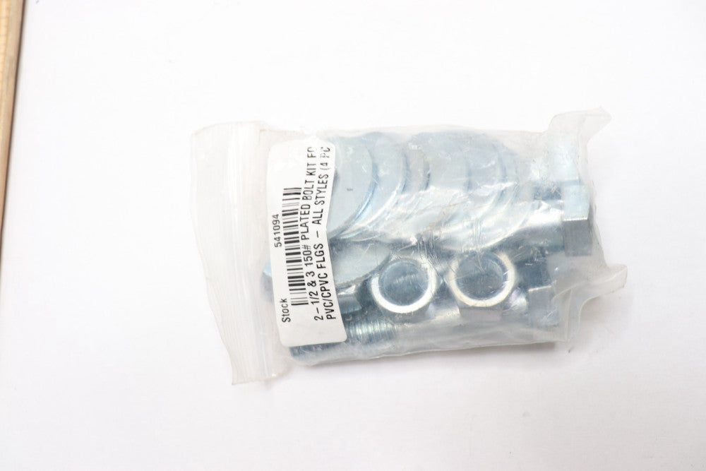 (4-Pk) Plated Bolt Kit PVC/CPVC FLGS 1-1/2" & 3 #150 541094