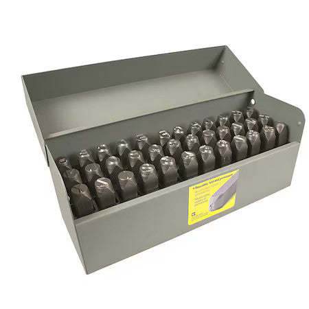 C.H. Hanson 21625 1/8 In. Heavy Duty Let. & Num. Set