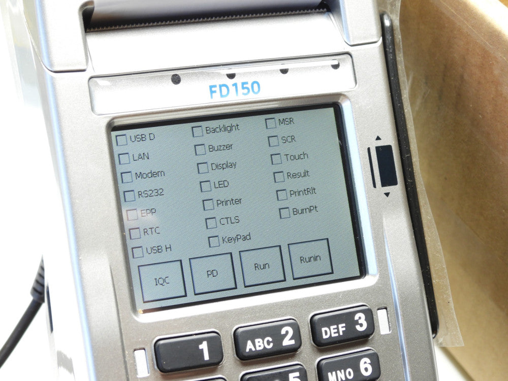 First Data FD150 Credit Card Terminal 002365064