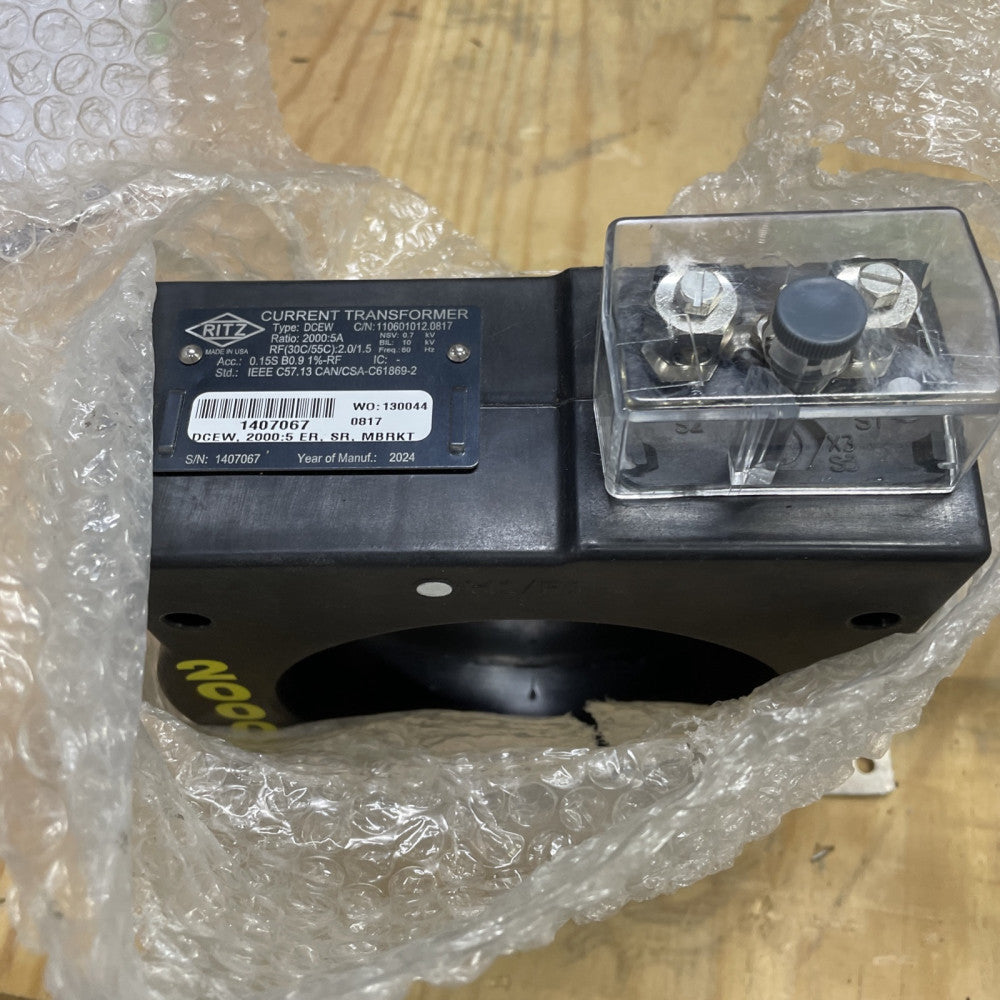 Ritz DCEW 3000 Amp Current Transformer DECW RATIO 2000:5A