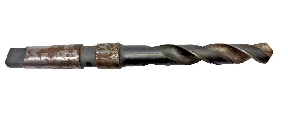 CLE-FORGE #3 MORSE TAPER SHANK DRILL BIT, 2 FLUTE, OAL 9-1/4", P/N 237935