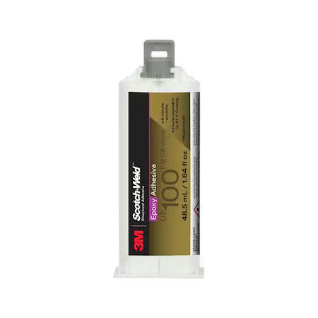 3M 100Fr Hot Melt Adhesive, Dp100fr Series, Clear, Dual-Cartridge, 1:01 Mix