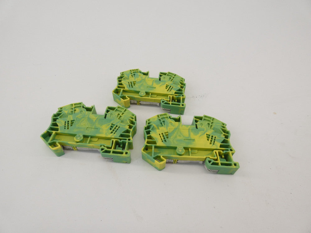 *Lot of 3* Phoenix Contact 3212147 PT 16 N-PE Earth Terminal Block 250V 90A -...