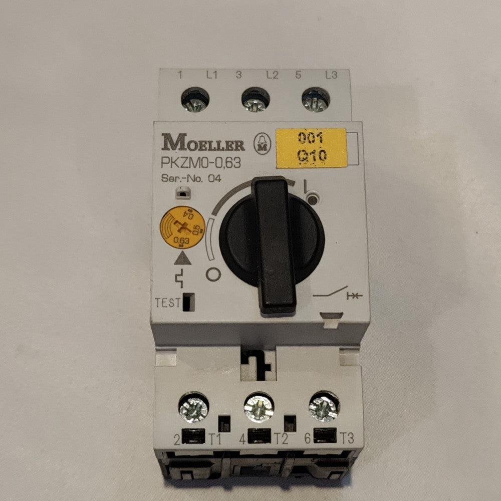 Eaton Moeller PKZM0-0.63 Circuit Breaker Motor Protector PKZM0-0,63