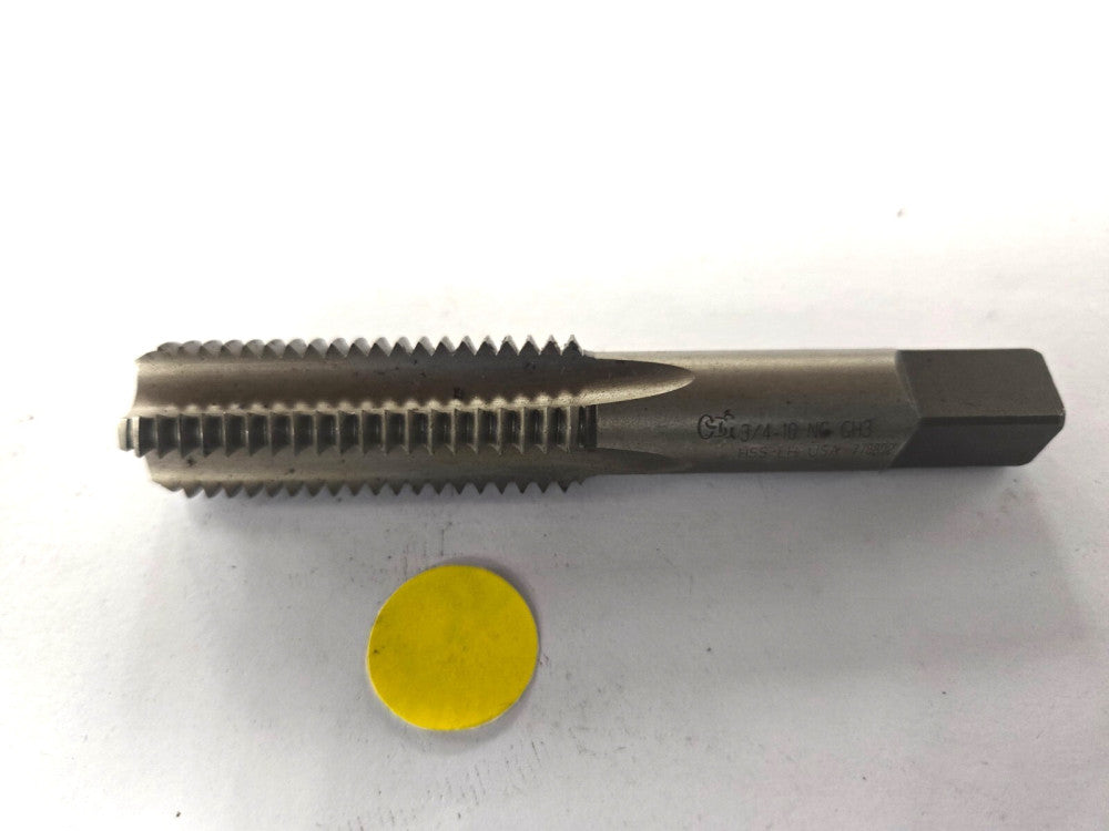 OSG CUTTING TAP WITH PLUG CHAMFER #3/4-10 NC HS GH-5 LEFT HAND