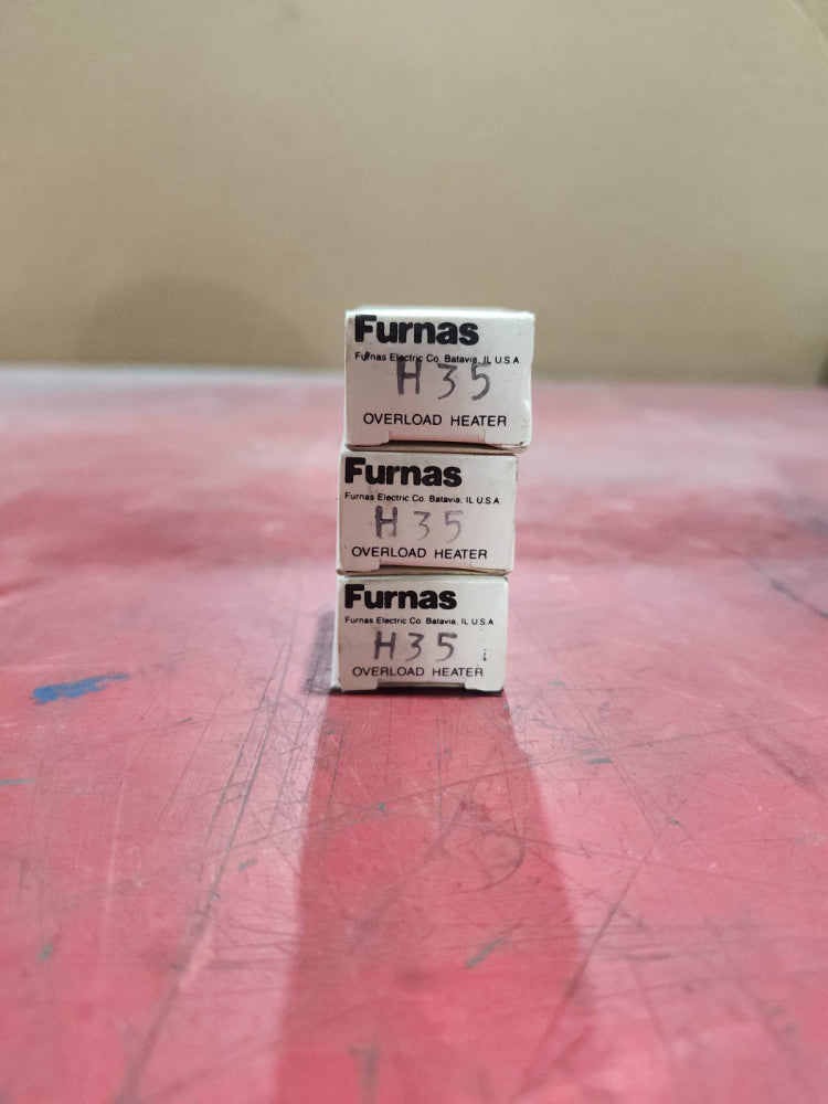 NEW IN BOX LOT OF 3 FURNAS THERMAL OVERLOAD HEATER RELAY H-35