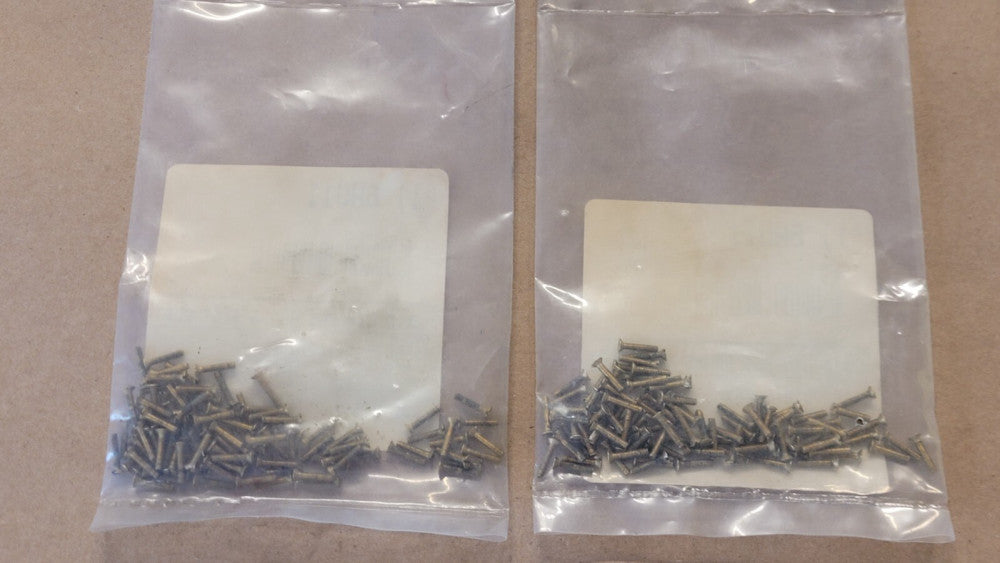 Lot Of 200 Brass Screws M2X10 2mm Thread DIN 963 Slotted Flat Head Machine...