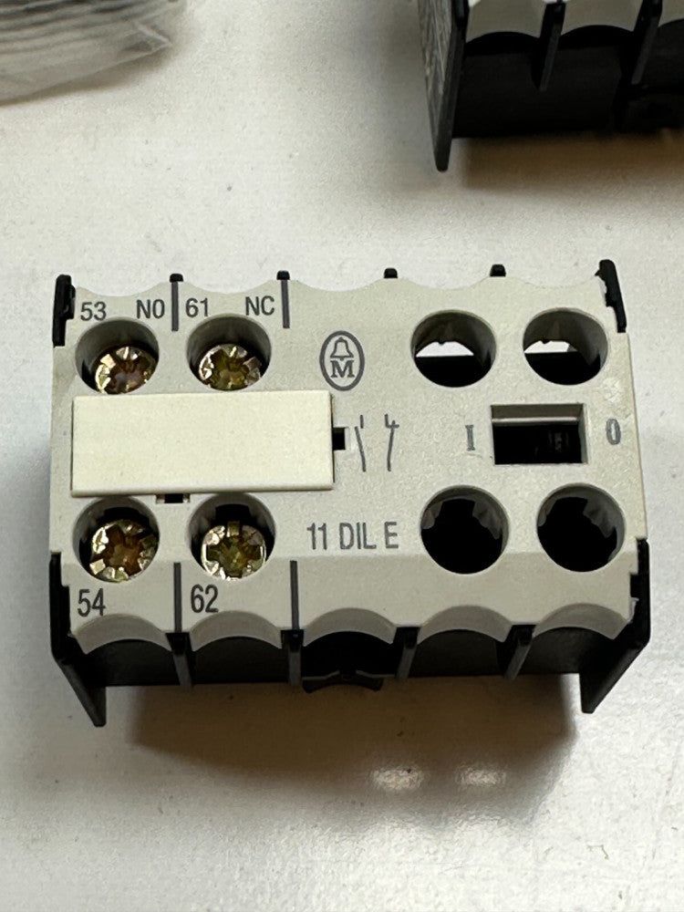 Moeller 11 DIL E Auxiliary Contact Block 10A 600V (Lot of 3) New Fast Ship