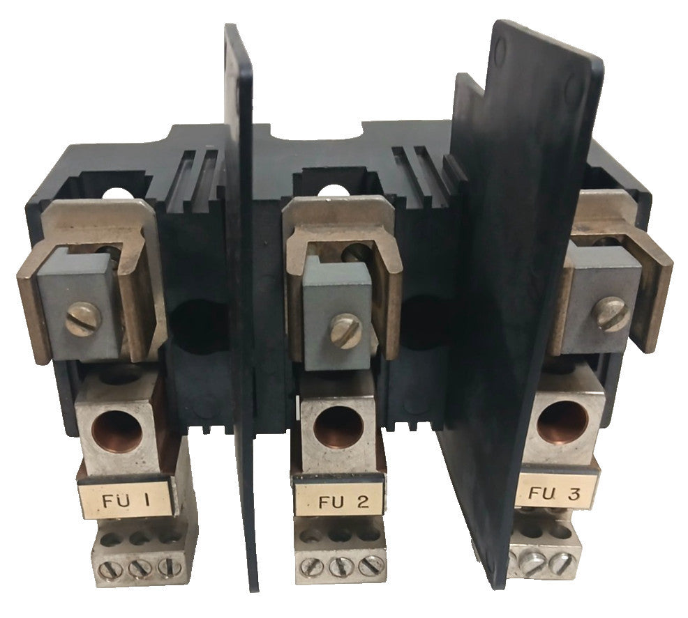 ALLEN BRADLEY TRAILER FUSE BLOCK HOLDER 1494V-FS100 SERIES A 100 AMPS 600 VOLTS