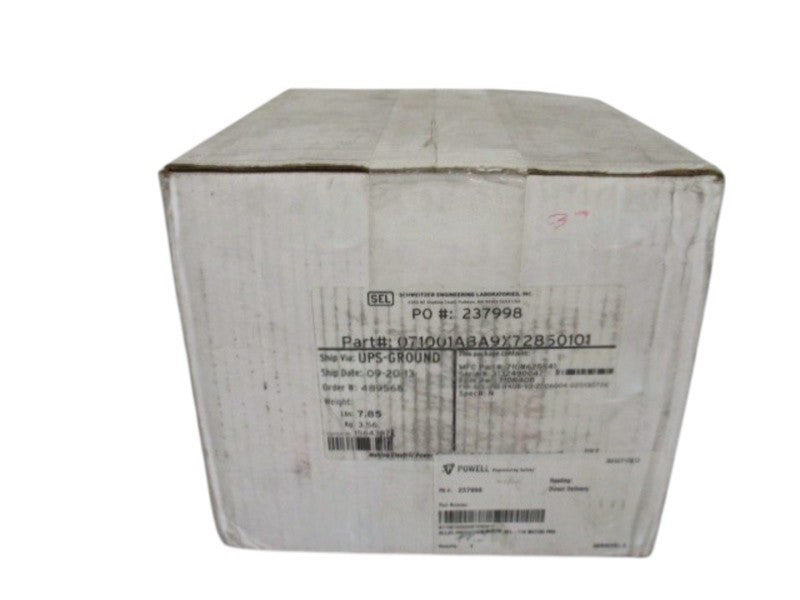 SEL SEL-710 071001ABA9X72850101 MOTOR PROTECTION RELAY NSMP
