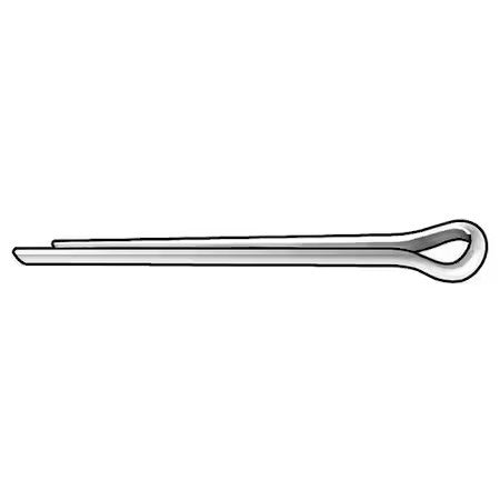 Zoro Select 2Uhn4 Cotter Pin,Ext Png,3/32Dx1-3/4" L,Pk1000