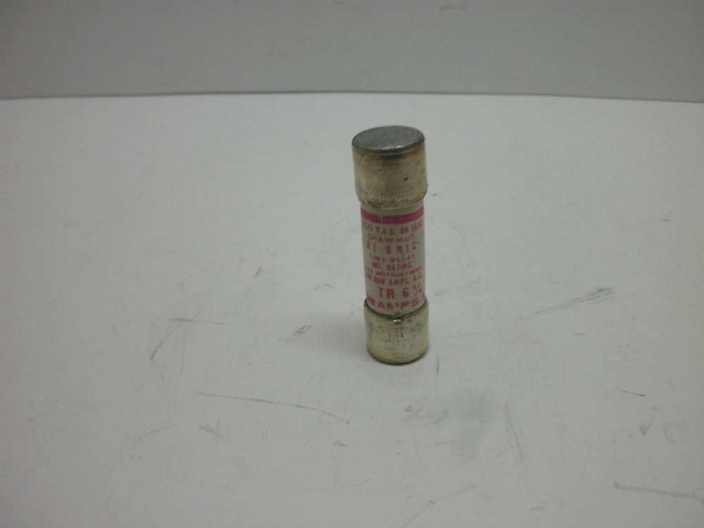 SHAWMUT TRI-ONIC TR 6-1/4 TIME DELAY FUSE 6-1/4 AMP 250V.A.C. OR LESS NEW NO BOX