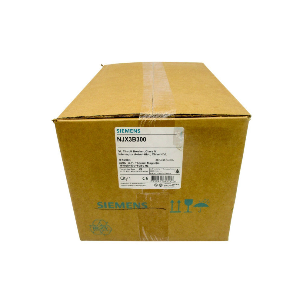 SIEMENS NJX3B300 3VL4130-1KN30-0AA0 480V 300A NSFS