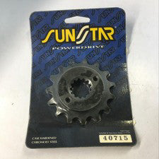 Sunstar 40715 Powerdrive Countershaft Front Sprocket 15T Honda