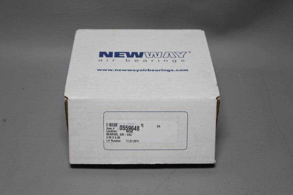 NEW WAY CUSTOM 4'' x 6'' FLAT RECTANGULAR AIR BEARING P/N: 214741