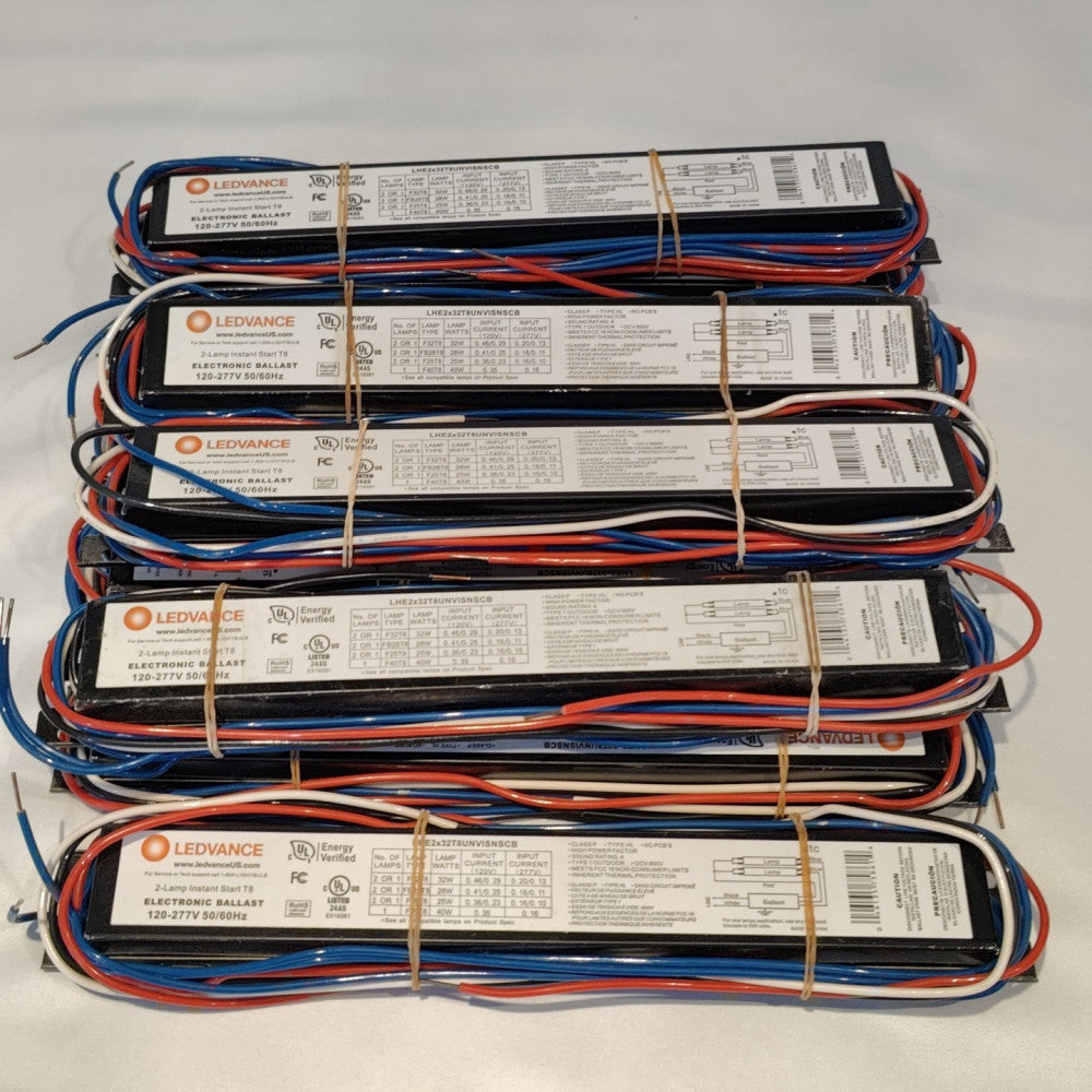 Qty 9 LEDVANCE LHE2X32T8UNVISNSCB Electronic Instant Start Ballast