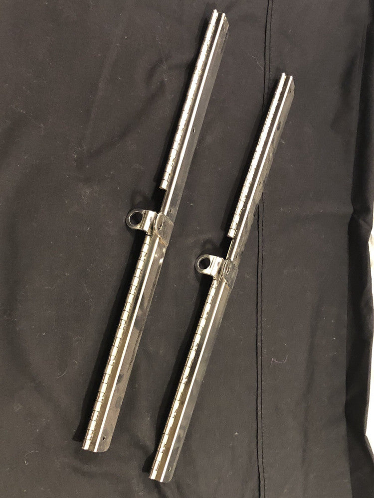 (2) Hinge Piano Steel LOCKING Security 13 3/8"X1 1/2" Cabinet Tool Box GARAGE