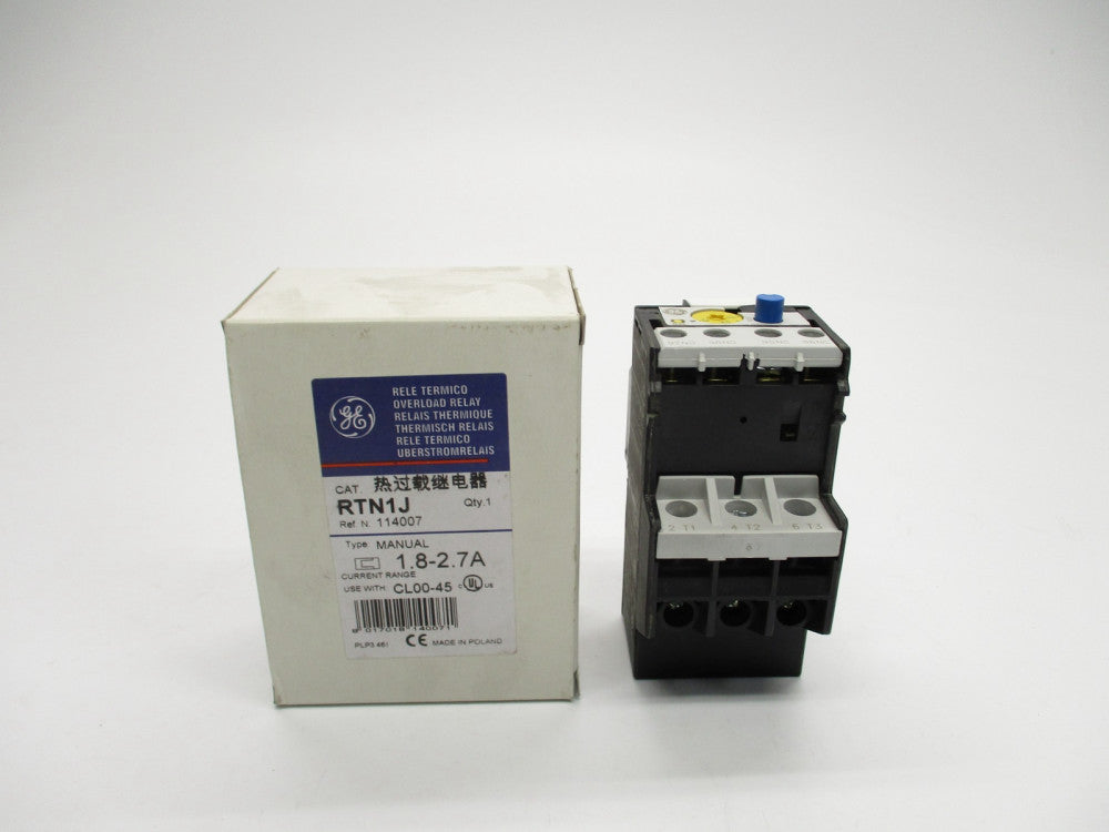 GENERAL ELECTRIC RTN1J 690V 1.8-2.7A NSMP