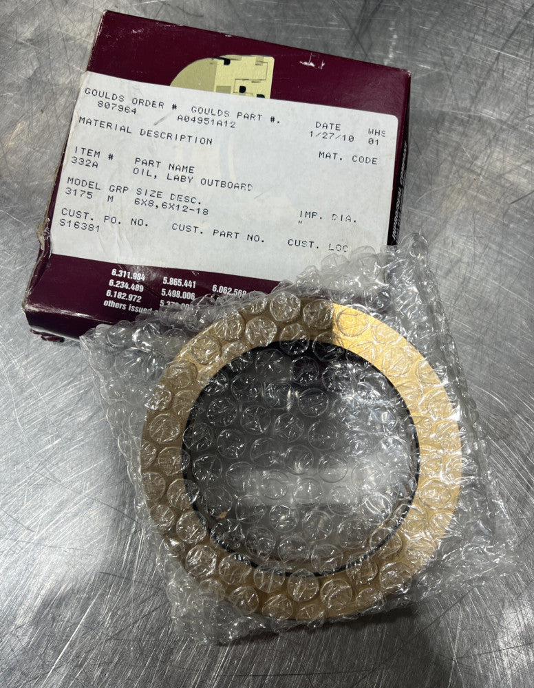 Inpro/Seal Inpro Seal 1000-A-22423-5 Goulds Part A04951A12 Bearing Isolator Nos