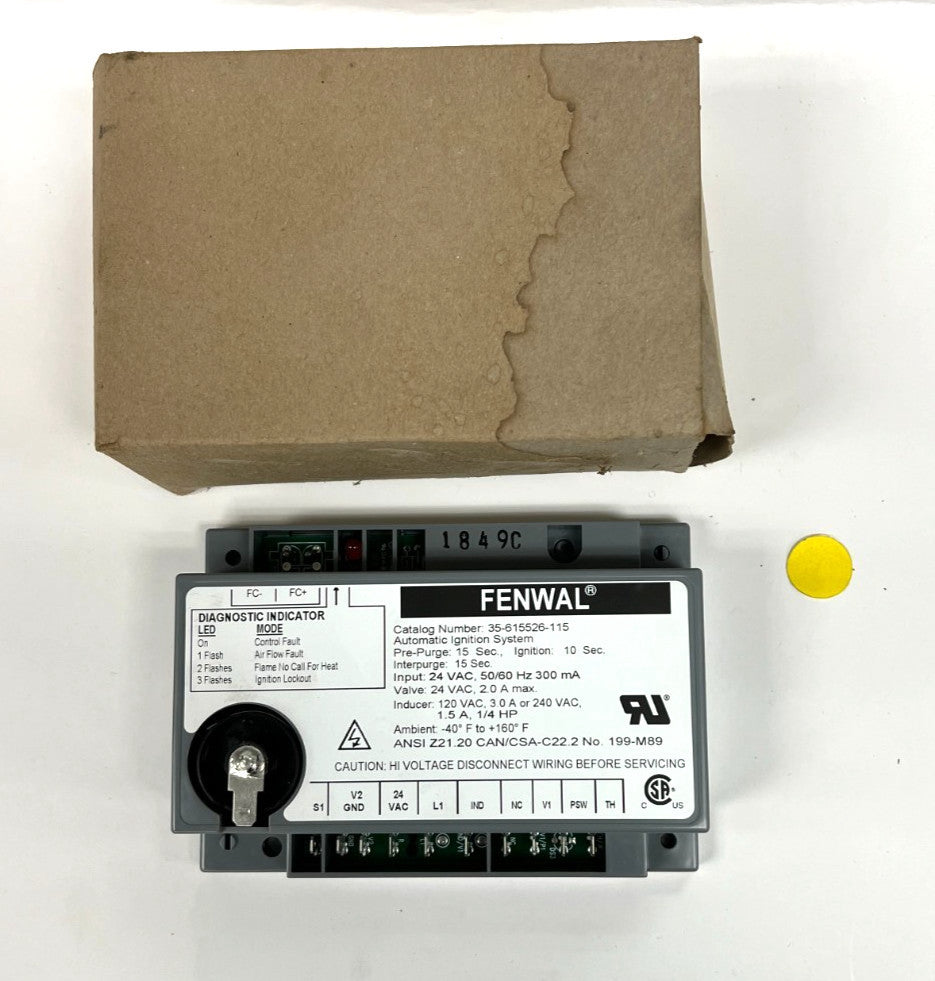 FENWAL 35-615526-115 IGNITION CONTROL BOARD
