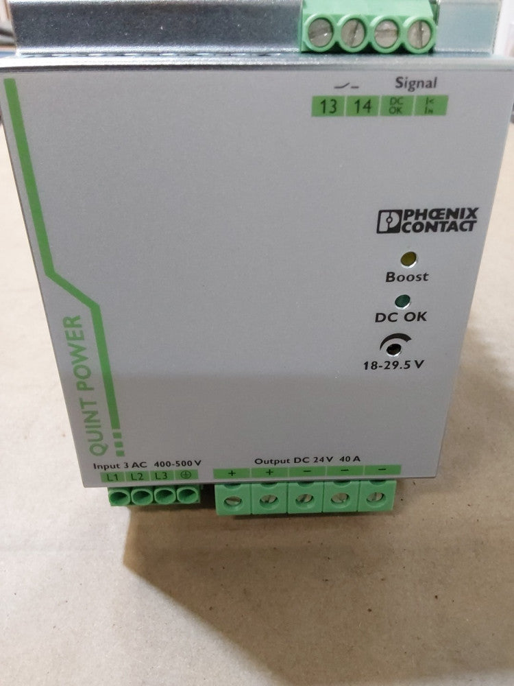 Phoenix Contact QUINT Power 24VDC 40A Power Supply Unit QUINT4-PS/3AC/24DC/40