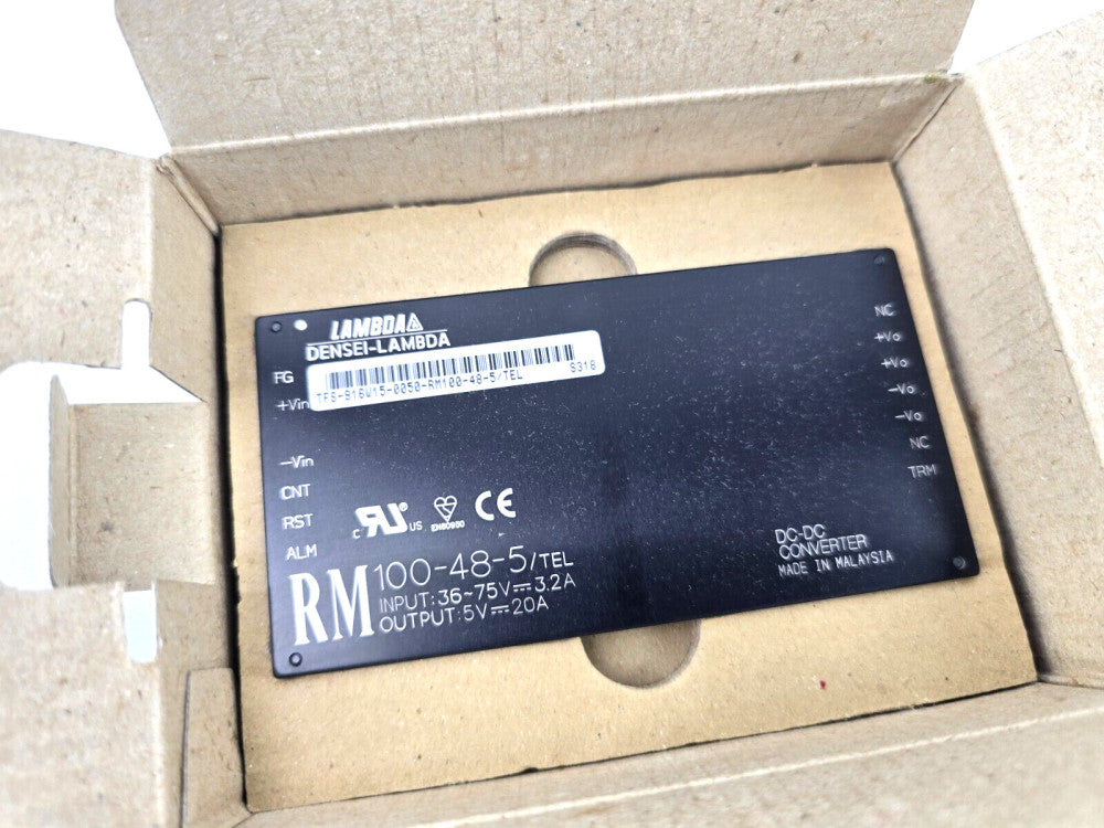 Densei-Lambda RM100-48-5/TEL Lambda Power Module DC-DC Converter