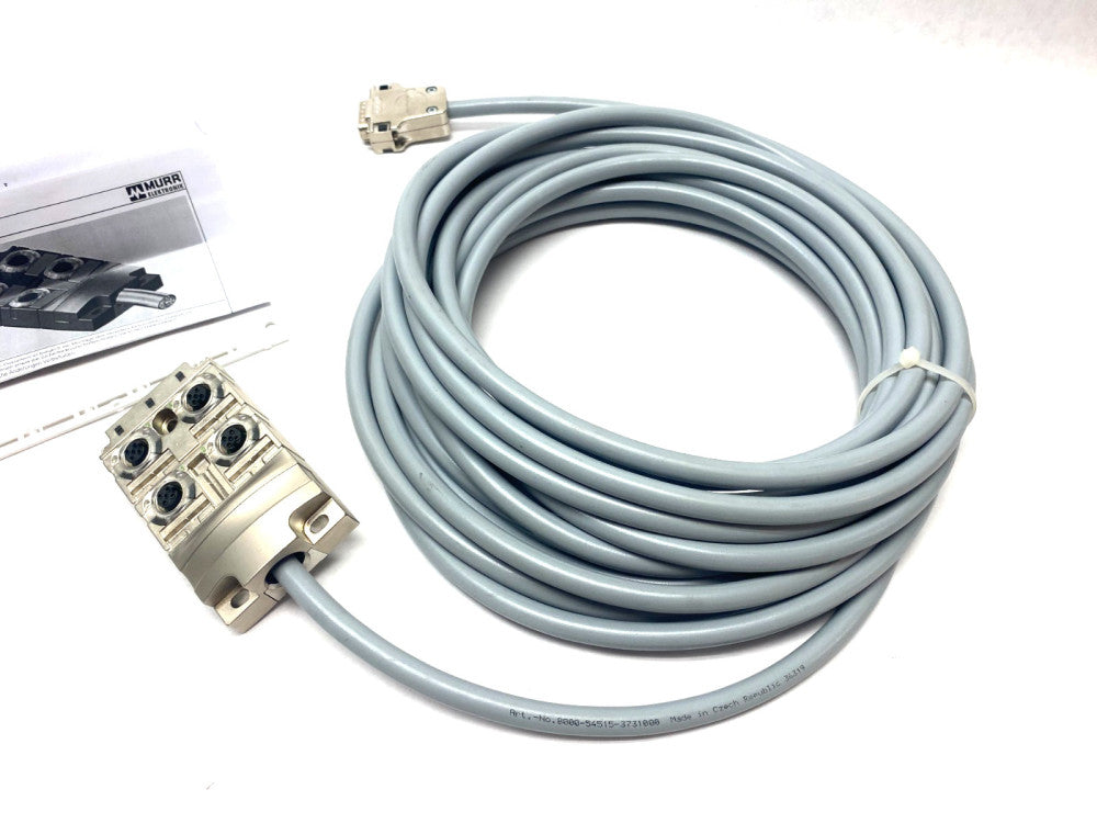 Murrelektronik 8000-54515-3731000 Junction Box MVP-METALL, 4XM12, 5POLE