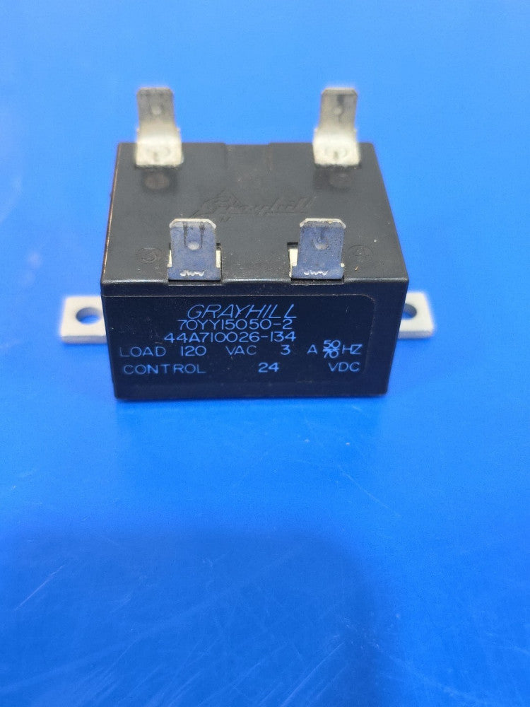 GRAYHILL SOLIDSTATE RELAY 70YY15050-2 44A710026-134 120V 3A 24V Control 8624