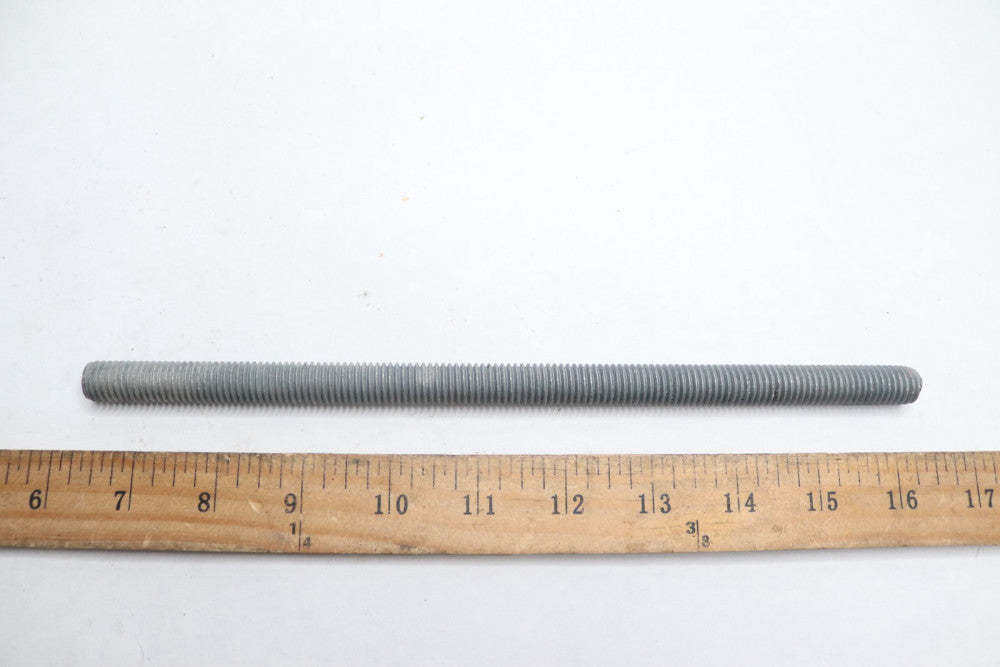 Galvanized Steel Fully Threaded Rod 7/16" x 10" 22P358