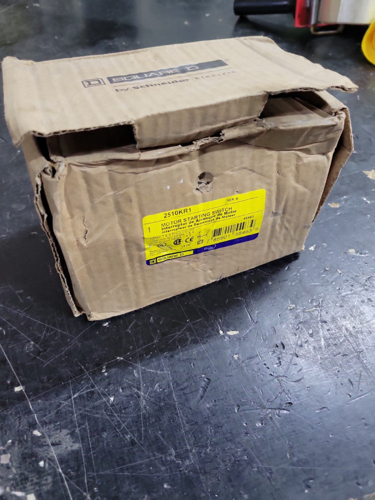 SQUARE D 2510KR1 Manual Motor Switch,NEMA,600VAC,3P,M-0