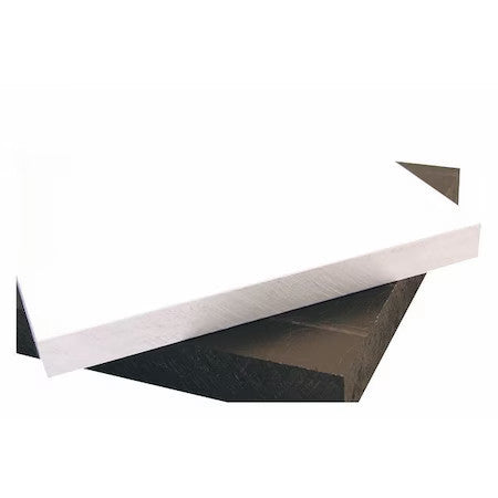 Zoro Select 1Zaw6 Black Hdpe Sheet Stock 24" L X 12" W X 1.000" Thick