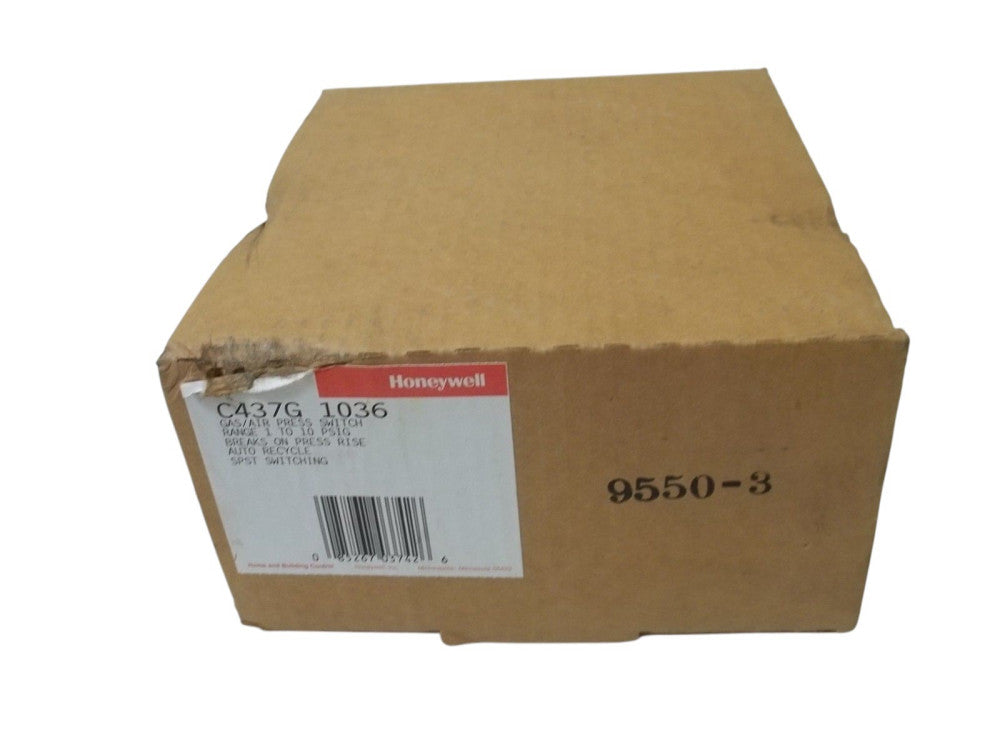 HONEYWELL C437G 1036 GAS/AIR PRESS SWITCH NSMP