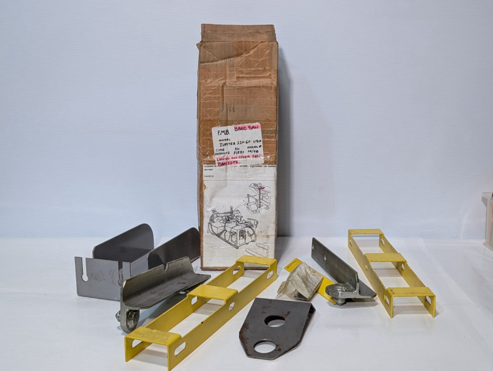 Lot of 6+ Jupiter 220-60 Band Saw Loading & Other Brackets, Pre-Owned, As Shown