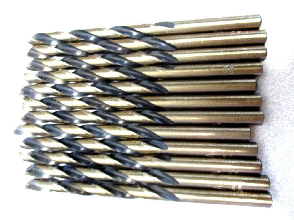 Norseman (39460) A .2340 x 7/32 x 2-5/8 x 3-7/8 2-Flute HSS Jobber Drill - 10 PC
