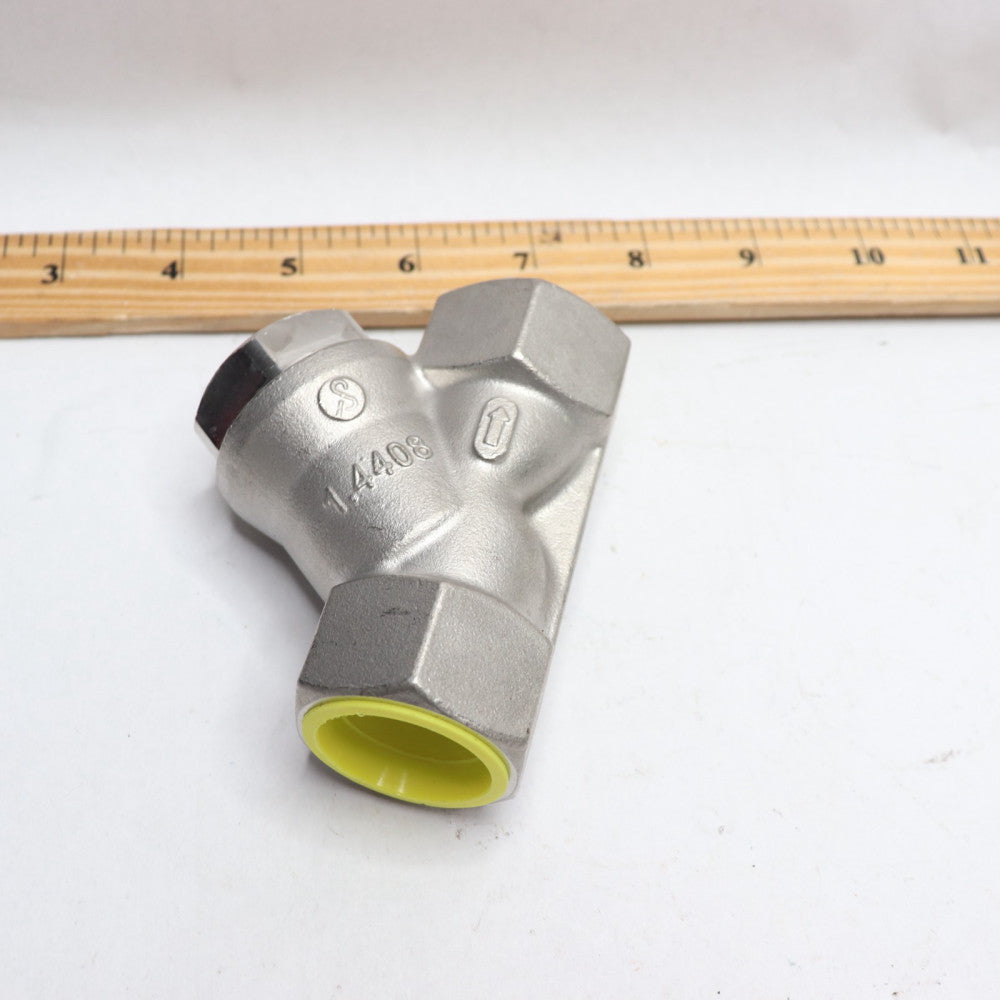 Y Stainer Valve CF8M 1" 1.4408