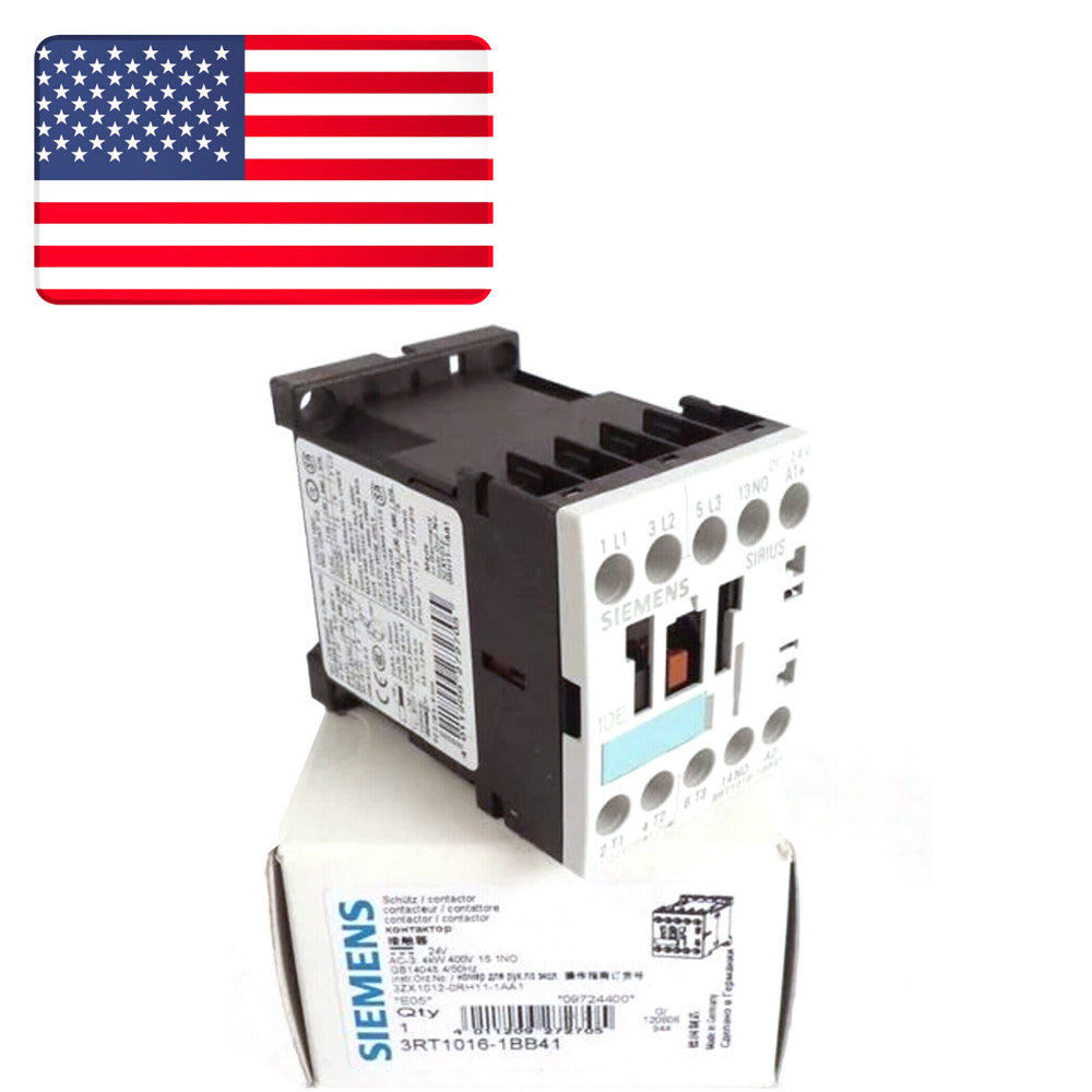 Genuine SIEMENS 3RT1016-1BB41 3RT1 016-1BB41 CONTACTOR 4kW 400V 3 POLE -US Stock
