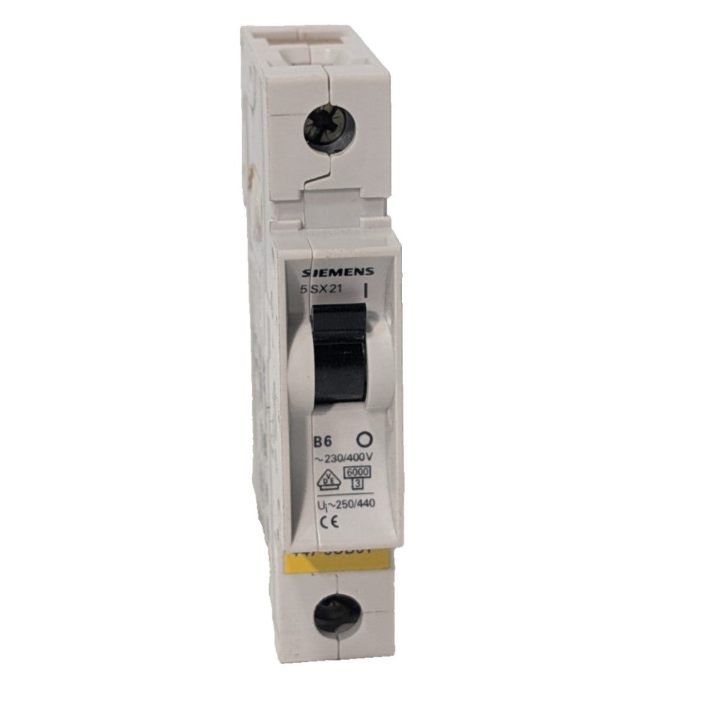 Siemens 5SX2 / 5SX21 circuit breaker, 230/400V, 277VAC Max, Made in Germany