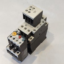 Eaton XTCE025C10 40A Contactor With XTCEXFAC11 & XT0B024CC1 Overload Relay