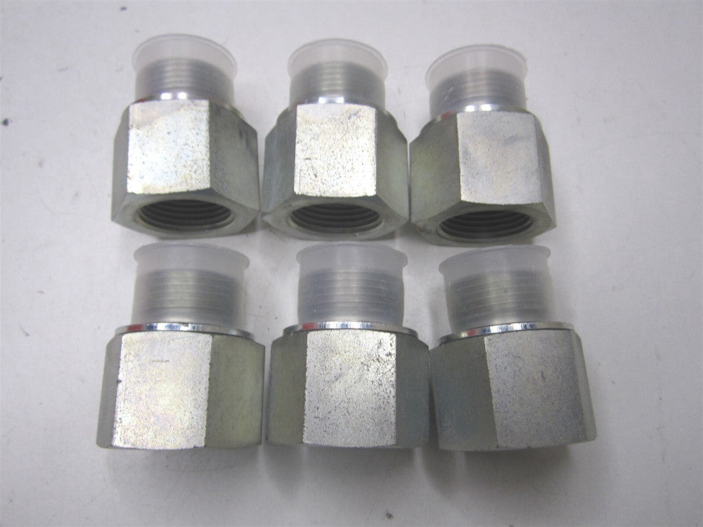 Voss (PB 1212) 3/4" x 3/4" MBSPP x FNPT Industrial Pipe Adapter - Lot of 6