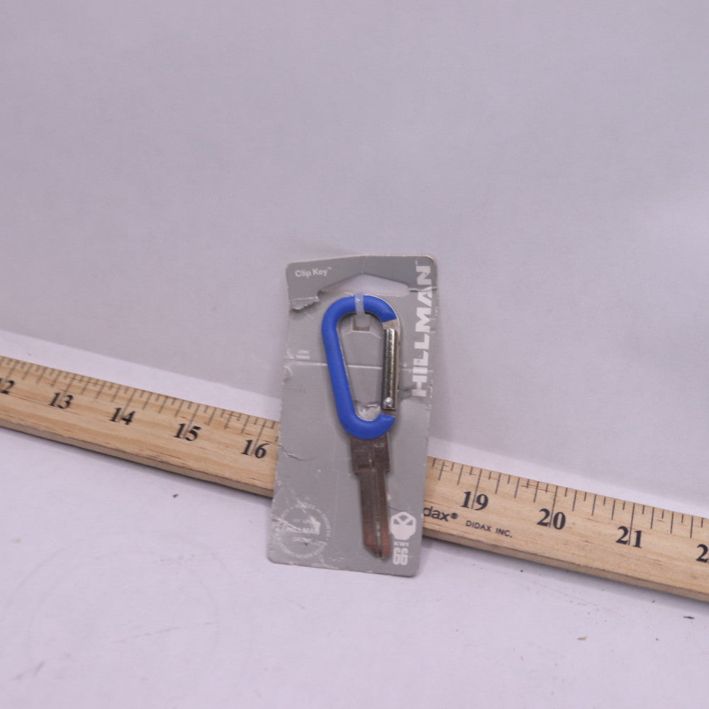 Hillman Square Slanted L-Shape Sign Holder Acrylic Blue 86925