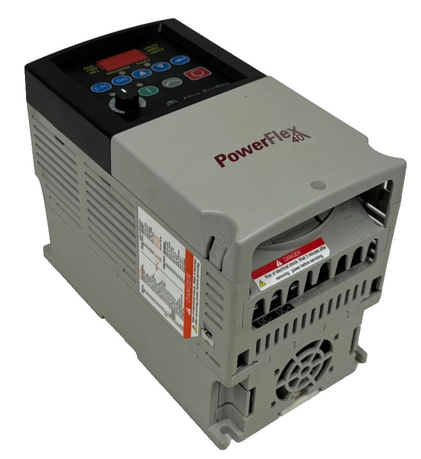 ALLEN BRADLEY 22B-D2P3N104 POWERFLEX 40 SER. A 1.0HP PRE-OWNED USED