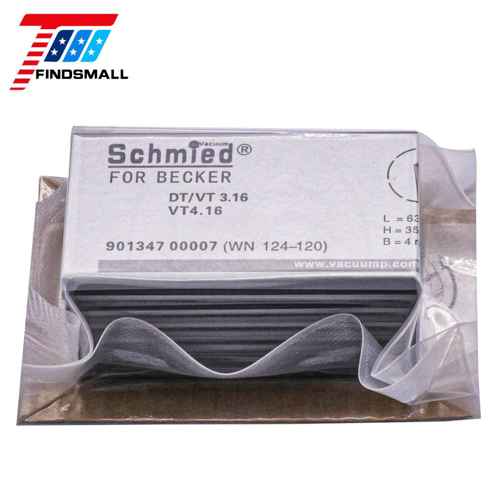 7Pcs Carbon Vanes WN124-120 90134700007 for Becker DT/T/VT 3.16/4.16 63*35.5*4mm