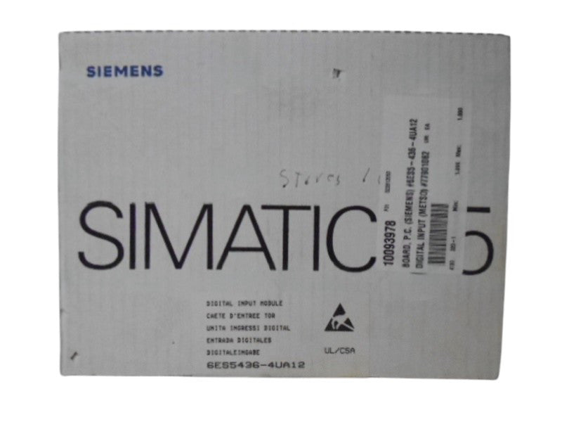 SIEMENS SIMATIC 6ES5436-4UA12 INPUT MODULE NSFS