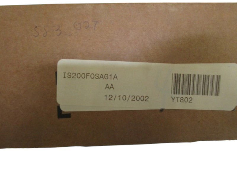 GENERAL ELECTRIC PC BOARD IS200F0SAG1AAA NSMP