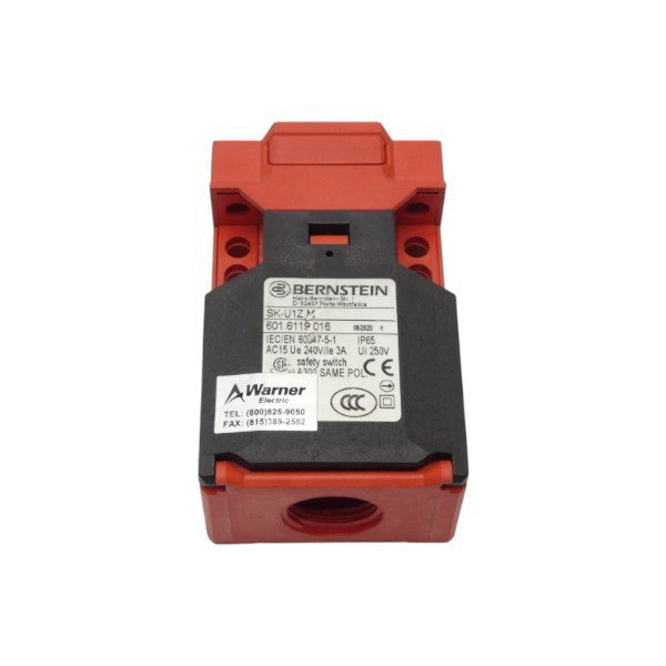 BERNSTEIN SK-U1ZM 601.6119016 250V 3A (NO KEY) UNMP