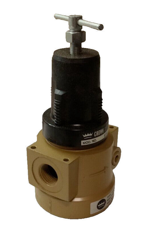 NEW CROWN PRESSURE REGULATOR VALVE 1/2" 250 PSI PRI 125 PSI SEC 175ºF MODEL R738