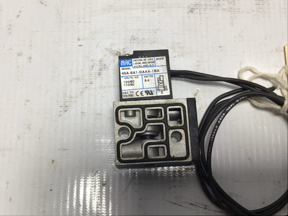 MAC 45A-SA1-DAAA-1BA SOLENOID VALVE COIL 110/120V 50/60HZ
