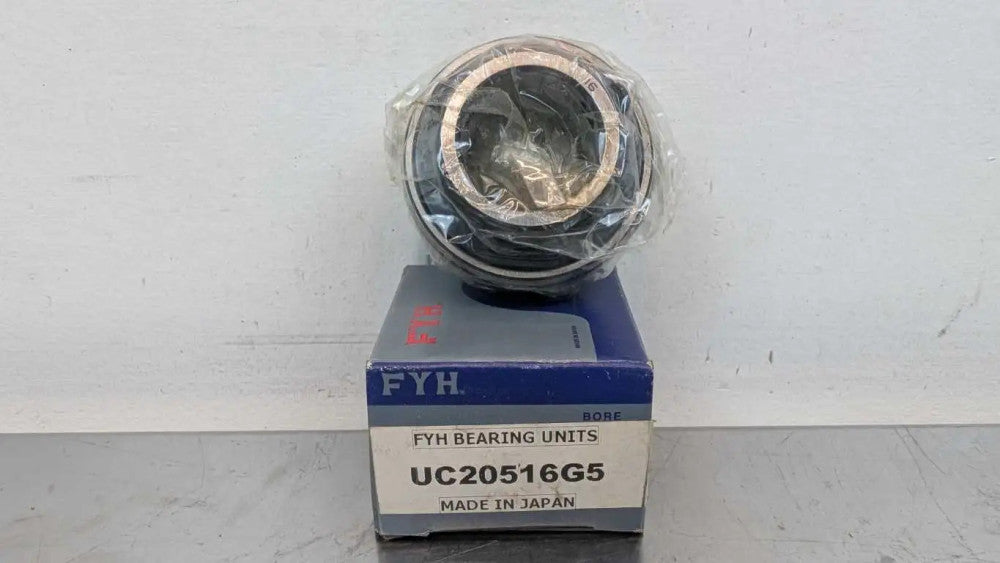FYH UC20516G5 Insert Ball Bearing 1" ID 2" OD 1.34" Wide