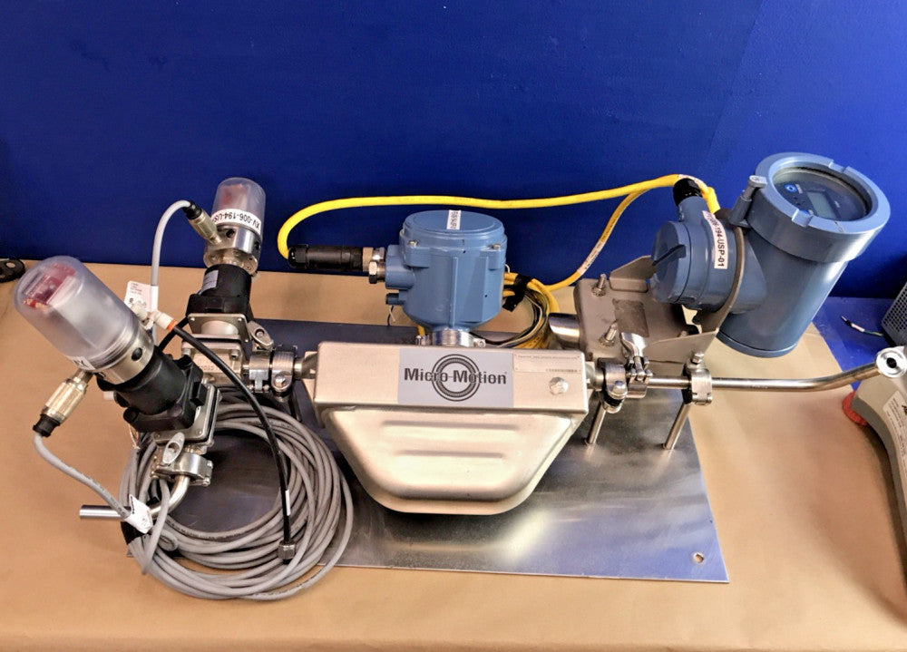 Micro Motion F025S121C2BAEZZZZ Mass Flow Meter with 2700R12BBAEZZZ Transmitter